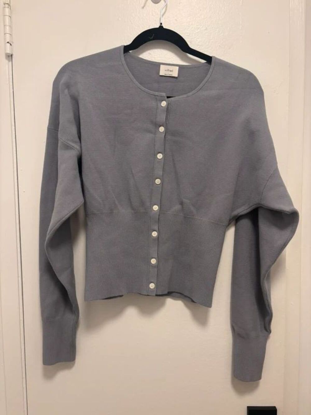 Aritzia Golightly Cardigan in blue Size L